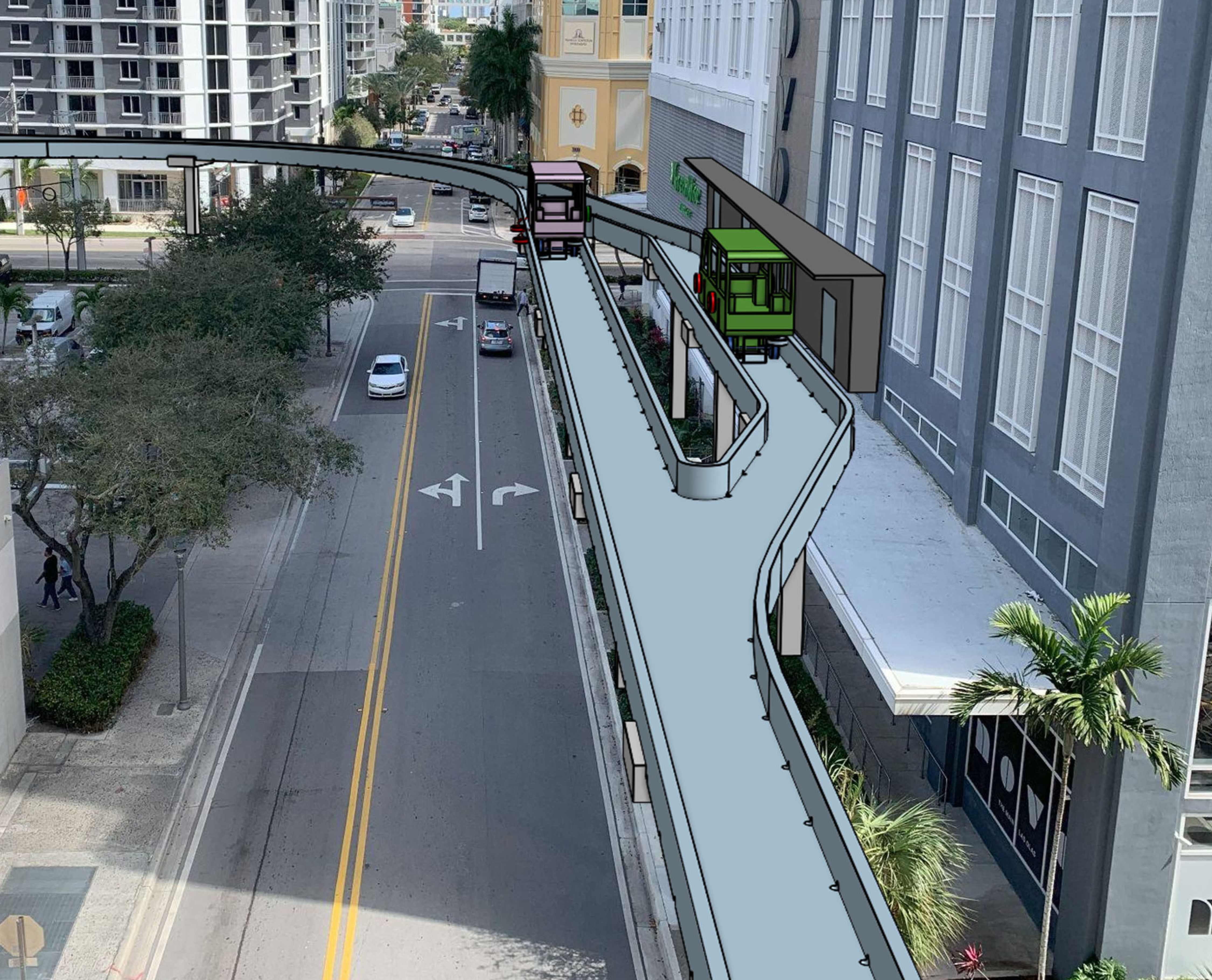 Goldlane guideway concept